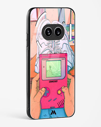 Chillin n Gamin Glass Case Phone Cover (Nothing)