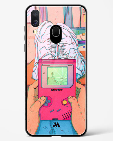 Chillin n Gamin Glass Case Phone Cover (Samsung)