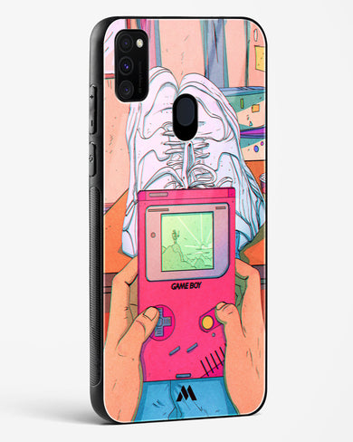 Chillin n Gamin Glass Case Phone Cover (Samsung)