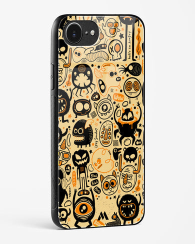 Hungry Monsters Glass Case Phone Cover (Apple)