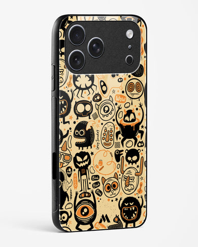 Hungry Monsters Glass Case Phone Cover (Apple)