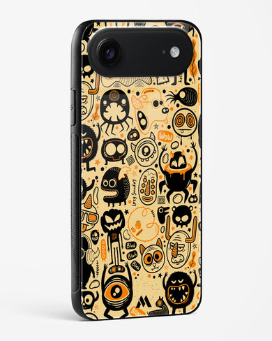 Hungry Monsters Glass Case Phone Cover (Apple)