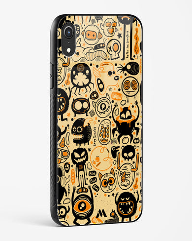 Hungry Monsters Glass Case Phone Cover (Apple)