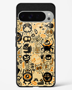 Hungry Monsters Glass Case Phone Cover (Google)