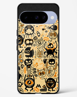 Hungry Monsters Glass Case Phone Cover (Google)