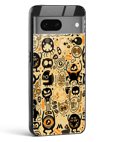 Hungry Monsters Glass Case Phone Cover (Google)