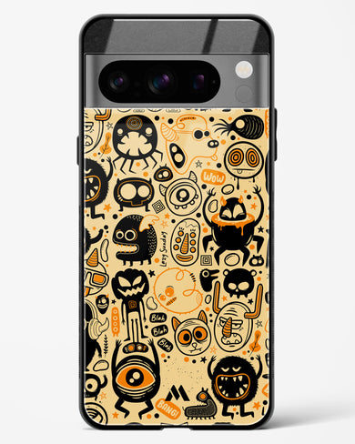 Hungry Monsters Glass Case Phone Cover (Google)