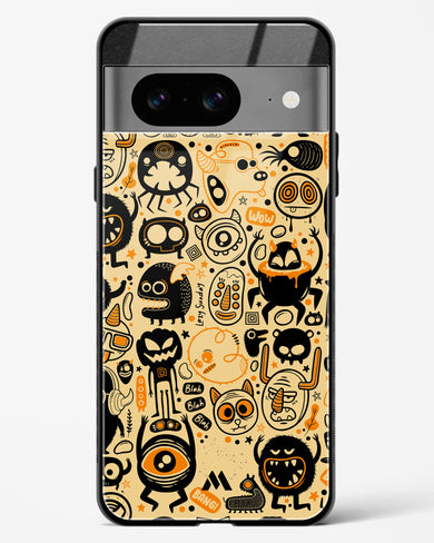 Hungry Monsters Glass Case Phone Cover (Google)