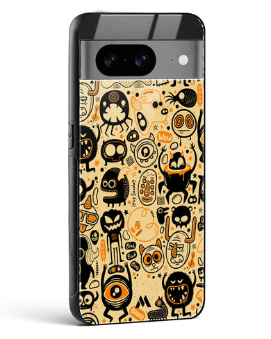 Hungry Monsters Glass Case Phone Cover (Google)