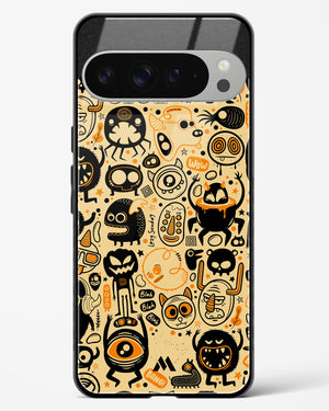 Hungry Monsters Glass Case Phone Cover (Google)