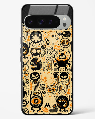 Hungry Monsters Glass Case Phone Cover (Google)