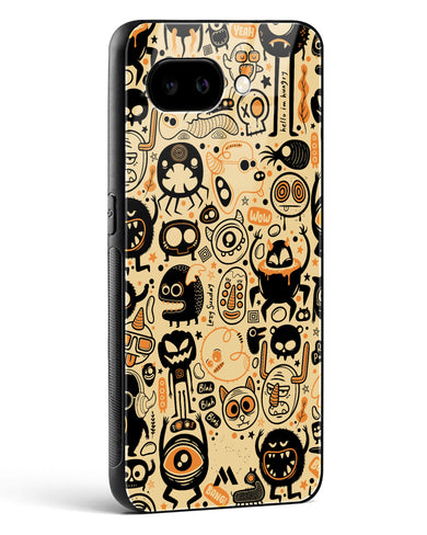Hungry Monsters Glass Case Phone Cover (Google)