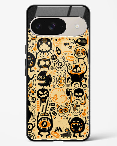 Hungry Monsters Glass Case Phone Cover (Google)