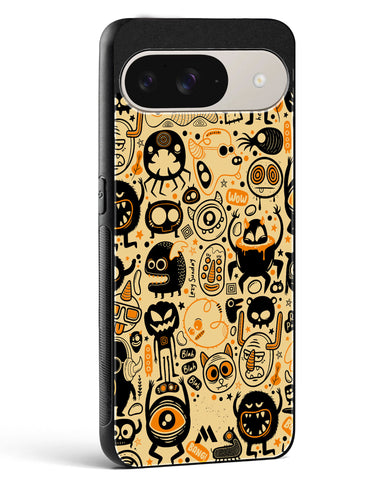 Hungry Monsters Glass Case Phone Cover (Google)