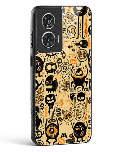 Hungry Monsters Glass Case Phone Cover (Motorola)