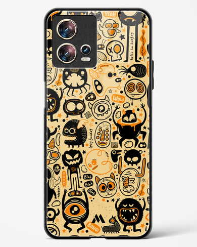 Hungry Monsters Glass Case Phone Cover (Motorola)