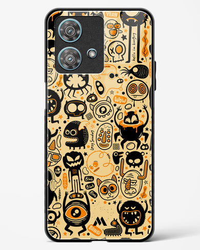 Hungry Monsters Glass Case Phone Cover (Motorola)