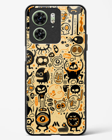 Hungry Monsters Glass Case Phone Cover (Motorola)