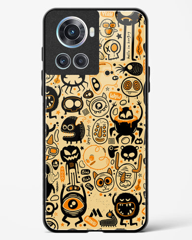 Hungry Monsters Glass Case Phone Cover (OnePlus)
