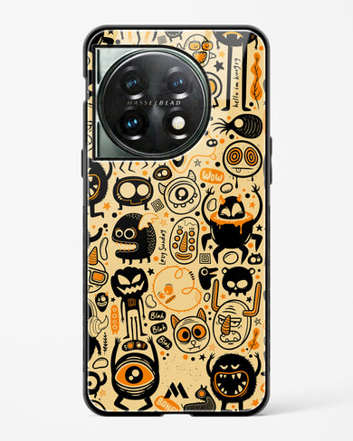 Hungry Monsters Glass Case Phone Cover (OnePlus)