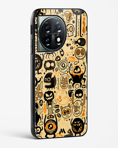 Hungry Monsters Glass Case Phone Cover (OnePlus)