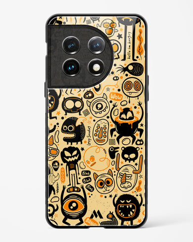 Hungry Monsters Glass Case Phone Cover (OnePlus)