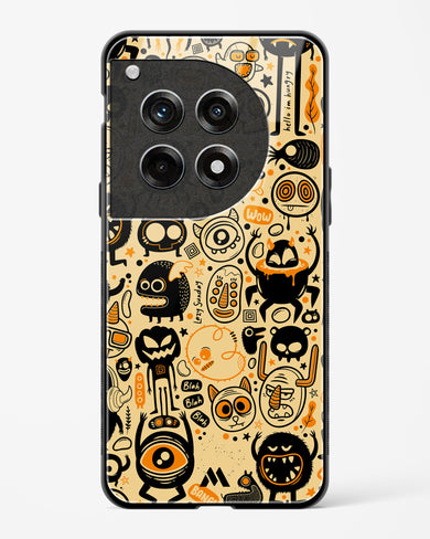 Hungry Monsters Glass Case Phone Cover (OnePlus)