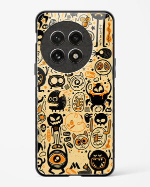 Hungry Monsters Glass Case Phone Cover (OnePlus)