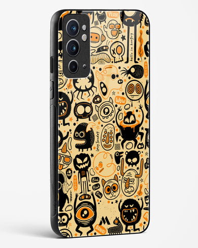 Hungry Monsters Glass Case Phone Cover (OnePlus)