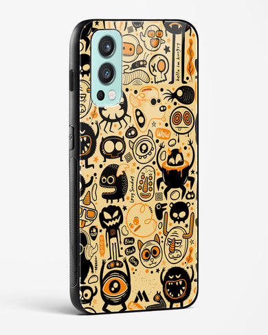 Hungry Monsters Glass Case Phone Cover (OnePlus)
