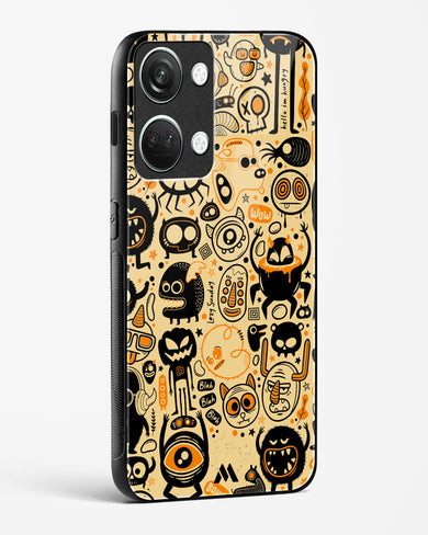 Hungry Monsters Glass Case Phone Cover (OnePlus)