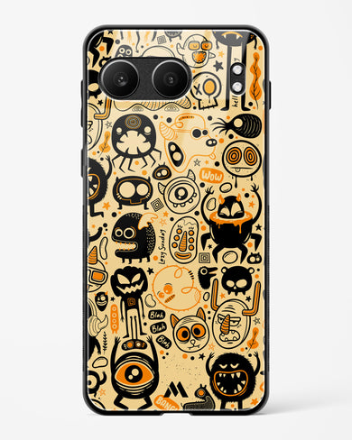 Hungry Monsters Glass Case Phone Cover (OnePlus)