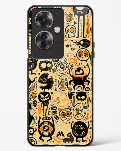 Hungry Monsters Glass Case Phone Cover (Oppo)