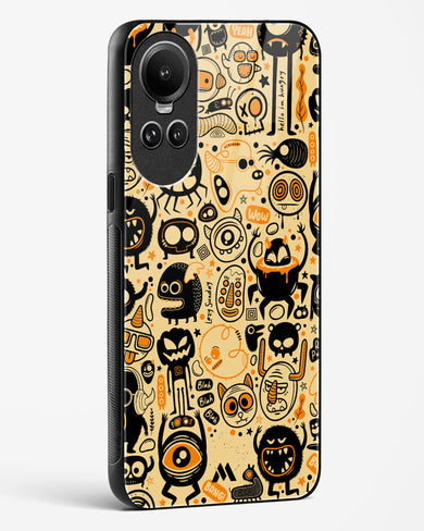 Hungry Monsters Glass Case Phone Cover (Oppo)