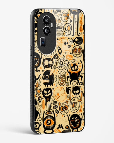 Hungry Monsters Glass Case Phone Cover (Oppo)