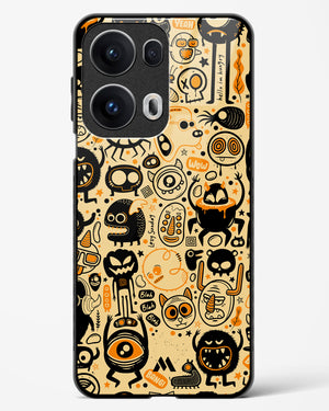 Hungry Monsters Glass Case Phone Cover (Oppo)