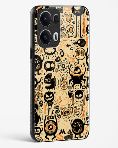 Hungry Monsters Glass Case Phone Cover (Oppo)
