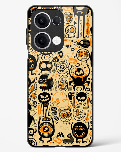 Hungry Monsters Glass Case Phone Cover (Oppo)