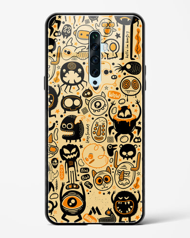 Hungry Monsters Glass Case Phone Cover (Oppo)