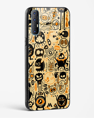 Hungry Monsters Glass Case Phone Cover (Oppo)