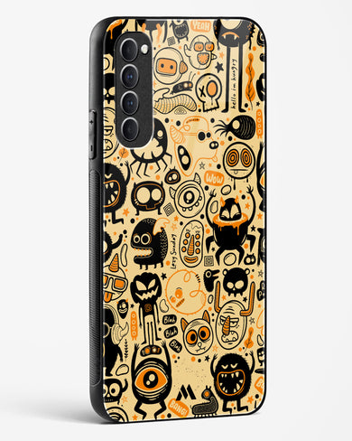 Hungry Monsters Glass Case Phone Cover (Oppo)