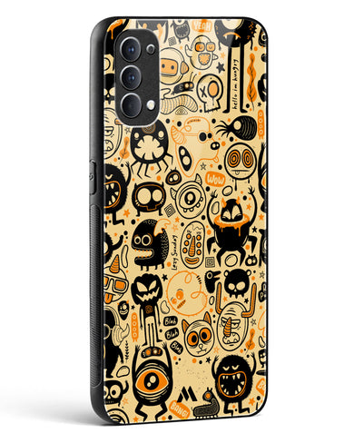 Hungry Monsters Glass Case Phone Cover (Oppo)