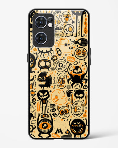 Hungry Monsters Glass Case Phone Cover (Oppo)