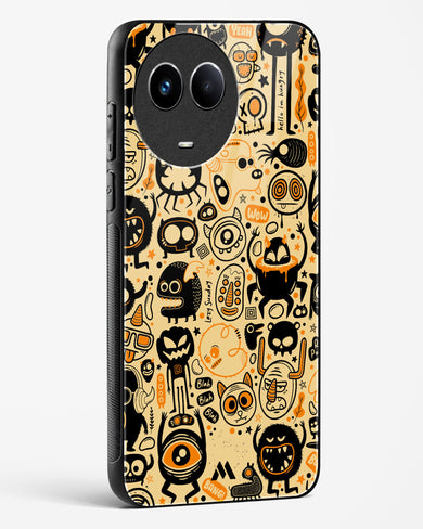 Hungry Monsters Glass Case Phone Cover (Realme)