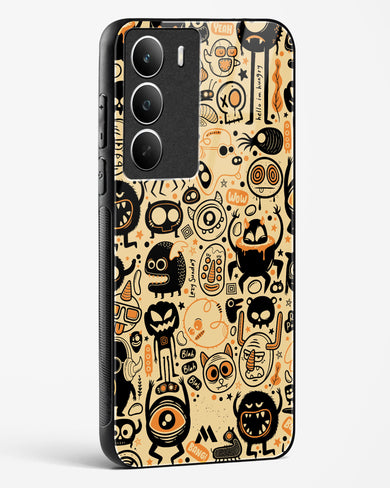 Hungry Monsters Glass Case Phone Cover (Realme)