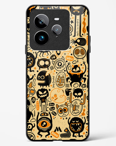 Hungry Monsters Glass Case Phone Cover (Realme)