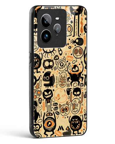 Hungry Monsters Glass Case Phone Cover (Realme)