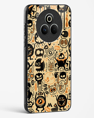 Hungry Monsters Glass Case Phone Cover (Realme)