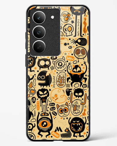 Hungry Monsters Glass Case Phone Cover (Realme)