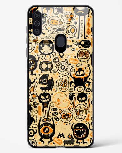 Hungry Monsters Glass Case Phone Cover (Samsung)